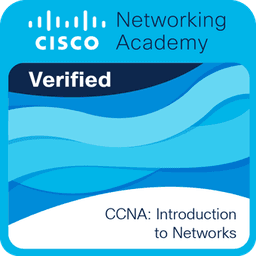 Cisco Networking Academy verified badge — CCNA: Introduction to Networks